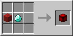 Crafting Recipe Red Block