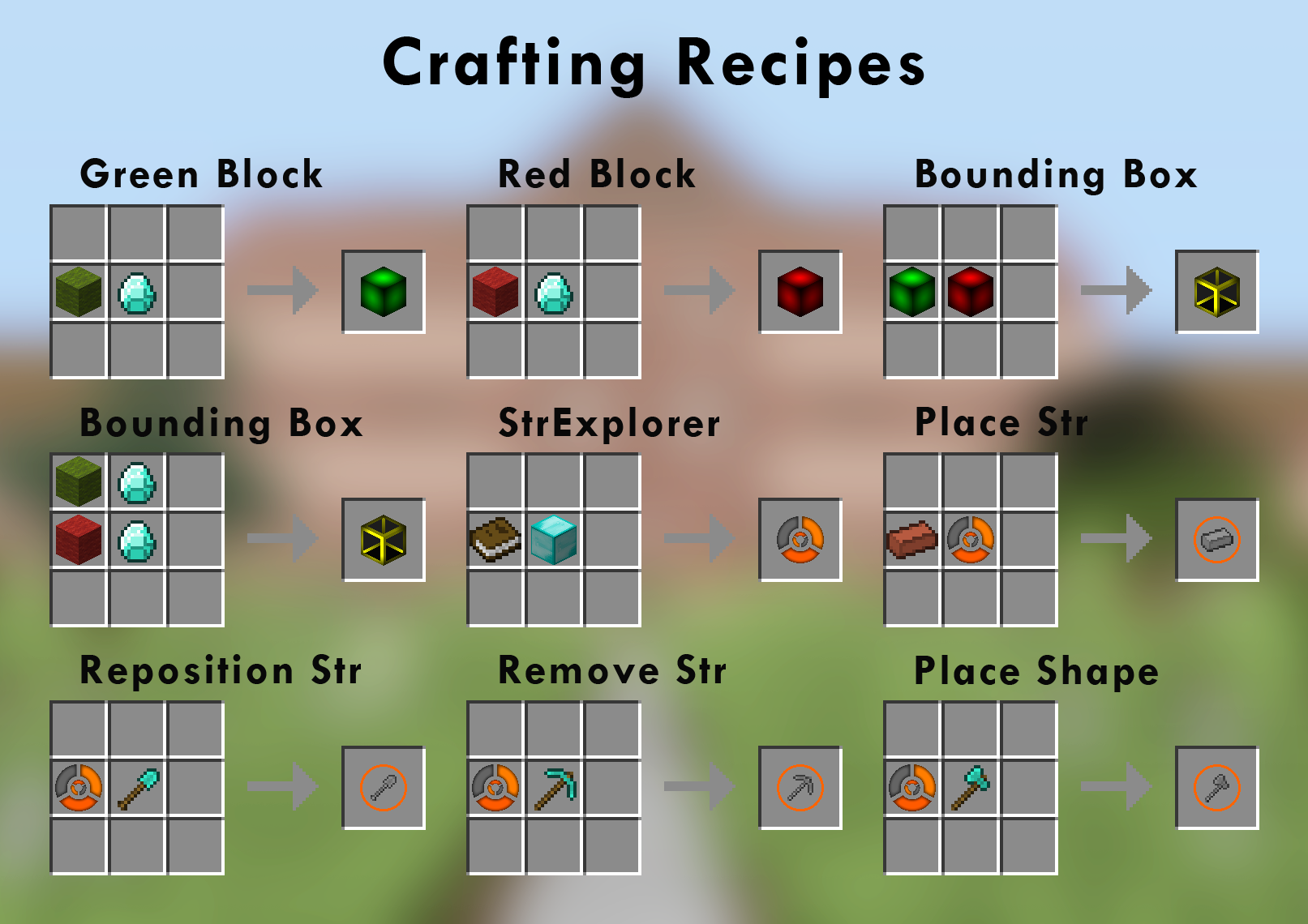 Minecraft Crafting Guide